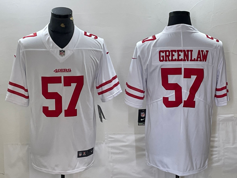 Men's San Francisco 49ers Dre Greenlaw #57 White Jersey